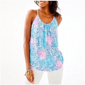The Lacy top in Blue Haven Raising Shell